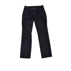 Hudson Black Straight Leg Jeans Size 8 | Clean Girl Quiet Luxury Minimal